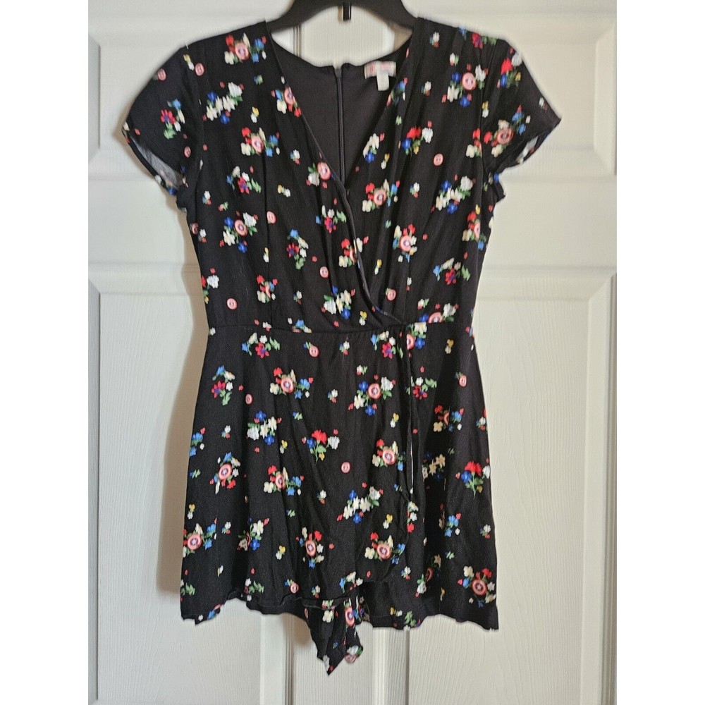 Marvel Her Universe Captain America Black Romper Women's Size M One-Piece Medium